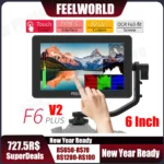 FEELWORLD F6 PLUS V2 4K Monitor 6 Inch Field Monitor