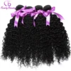 Peruvian Kinky Curly Hair Bundles 100% Human Hair Extensions 1/3/4 Pcs Double Weft Weaves Human Hair Bundles - Image 3
