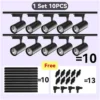 Set Led Track Light Fixture COB Track Lighting Wall Lamp Rail  220V Spot Lights Led 20 30 40W Spotlight Clothing Store Shop Home