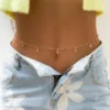 Double Layer Bead Ladies Waist Belly Chain Piercing Jewelry Fashion Body  Trendy Jewelry Accessories Spring Summer Gifts - Image 2