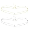Double Layer Bead Ladies Waist Belly Chain Piercing Jewelry Fashion Body  Trendy Jewelry Accessories Spring Summer Gifts - Image 5