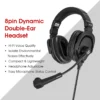 Hollyland  Solidcom M1 Wireless Intercom System Headset 8pin Dynamic Double-Sided Headset for Syscom 1000T - Image 3